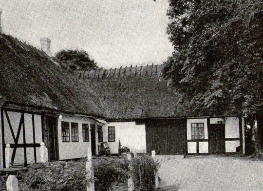 Christen Kolds hus p Ryslinge Mark. Her var hjskole fra 1851-53. Hjskolen flyttede Kold i 1853 til Dalby.